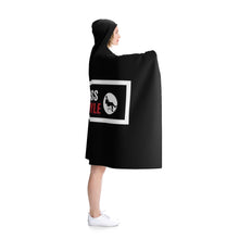 Load image into Gallery viewer, Team No Boss Lifestyle | Relaxing White Hooded Blanket