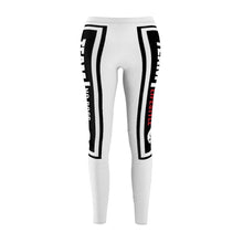 Load image into Gallery viewer, Team No Boss Lifestyle | Women's Athletic Comfy White Leggings