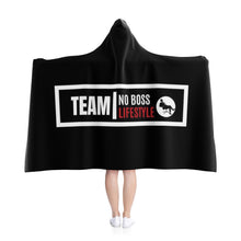 Load image into Gallery viewer, Team No Boss Lifestyle | Relaxing White Hooded Blanket