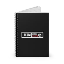 Load image into Gallery viewer, Team No Boss Lifestlye | Spiral Notebook
