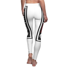 Load image into Gallery viewer, Team No Boss  Lifestyle | Women's Athletic Comfy White Leggings
