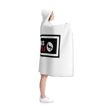 Load image into Gallery viewer, Team No Boss Lifestyle | Relaxing Black Hooded Blanket
